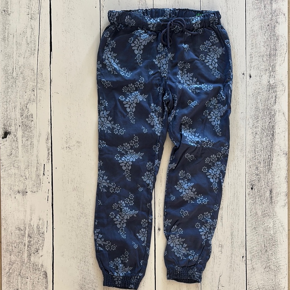 Girls United Colors Of Benetton Blue Joggers size 6-7